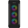 Počítačová skříň Genesis IRID 505 ARGB V2/Midi Tower/Transpar./Černá