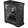 Počítačová skříň Genesis IRID 505 ARGB V2/Midi Tower/Transpar./Černá