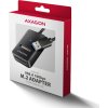 AXAGON ADM2-AM USB-A 10Gbps - M.2 NVMe & SATA SSD adaptér, kábel USB-A 10cm