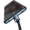 Baseus Crystal Shine Series USB-C / USB-C 100W nabíjací / dátový kábel 1,2 m, čierny