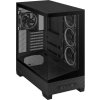 ASUS case A31 PLUS TG ARGB, Mid Tower, Průhledná bočnice, 4x120mm ARGB Fan, ARGB Hub, černá