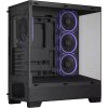 ASUS case A31 PLUS TG ARGB, Mid Tower, Průhledná bočnice, 4x120mm ARGB Fan, ARGB Hub, černá