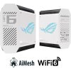 ASUS GT6 2-pack white Wireless AX10000 ROG Rapture Wifi 6 Tri-band Gaming Mesh System