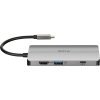 Rozbočovač D-Link DUB-M810 8 v 1 USB-C s rozhraním HDMI/ternetom/čítačkou kariet/prívodom napájania