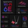 TP-Link Archer TXE75E WiFi6E PCIe adapter (AXE5400,2,4GHz/5GHz/6GHz,Bluetooth5.2)