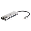 Rozbočovač D-Link DUB-M520 5 v 1 USB-C s rozhraním HDMI/Ethernet a funkciou Power Delivery