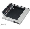 AKASA HDD box N.Stor D12, 2.5" šachta pre HDD/SSD SATA na optickú mechaniku IDE (výška HDD do 13 mm)