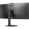 AOC MT VA LCD WLED 34" CU34V5CW/BK - VA panel, 3440x1440, HDMI, DP, USB, USB-C, nast. vyska, repro, webcam, zakriven