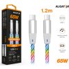 ALIGATOR Datový kabel LIGHT 3A, 65W USB-C/USB-C 0,5m