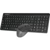 A4tech FG2400 Air2, bezdrátový kancelářský set klávesnice s myší, CZ, černá