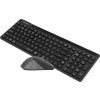A4tech FG2400 Air2, bezdrátový kancelářský set klávesnice s myší, CZ, černá