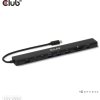Club3D Dokovací stanice USB-C 10v1, 140W PD, 1xHDMI, 3xUSB-C, 3xUSB, 1xRJ45, černá