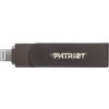 Patriot iLuxe Stick C MFi/128GB/USB 3.2/Lightning + USB-C/Černá