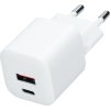 Solight USB-C + USB-A fast charger GaN 20W PD