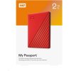 Prenosný 2TB disk WD My Passport Ext. 2.5" USB3.0 Červená