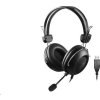 A4tech sluchátka HU-35, USB, černá
