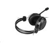 A4tech sluchátka HU-35, USB, černá