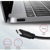AXAGON HMC-5G21, USB 10Gbps hub, porty 2x USB-A, 2x USB-C, HDMI 4k/30, PD 60W, kábel USB-C 13cm