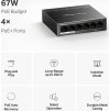 MERCUSYS switch MS106P (6x100Mb/s,4xPoE+,67W,fanless)