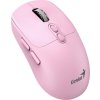 GENIUS myš NX-8080S BT/ duální Bluetooth + 2,4GHz/ 1600 dpi/ Copilot/ bezdrátová/ tichá/ růžová