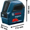 BOSCH GLL 2-10, čárový laser, dosah 10 m