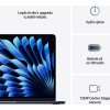 Apple MacBook Air 13"/M4/13,6"/2560x1664/16GB/512GB SSD/M4/Sequoia/Midnight/1R