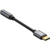Baseus CATL54-0G Kabelová Redukce z USB-C na 3.5mm Audio Jack L54 (female) Deep Grey