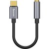 Baseus CATL54-0G Kabelová Redukce z USB-C na 3.5mm Audio Jack L54 (female) Deep Grey