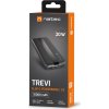 Power banka Natec TREVI SLIM Q V2 10000mAh, 2X USB-A 18W, 1X USB-C 20W, USB-C - USB0-C kabel, černá