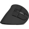 Vertikální bezdrátová myš Natec EUPHONIE PRO/Vertikální/Optická/Pro praváky/4 000 DPI/USB+BT/Černá