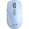 GENIUS myš NX-8080S BT/ duální Bluetooth + 2,4GHz/ 1600 dpi/ Copilot/ bezdrátová/ tichá/ modrá
