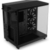 NZXT skříň H6 Flow dvoukomorová / MidT / 3x120mm fan / 2xUSB 3.2 / USB-C / prosklená bočnice i čelo / černá