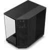 NZXT skříň H6 Flow dvoukomorová / MidT / 3x120mm fan / 2xUSB 3.2 / USB-C / prosklená bočnice i čelo / černá