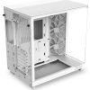 NZXT skříň H6 Flow dvoukomorová / MidT / 3x120mm fan / 2xUSB 3.2 / USB-C / prosklená bočnice i čelo / bílá