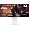 LG MT OLED 34" 34GX90SA-W OLED panel, Smart, 3440x1440, 240Hz, 2xHDMI, DP, USB 3.0, nast výška, G-sync