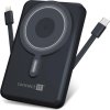 CONNECT IT Powerbanka TravelCharge, MagSafe, 10000mAh, USB-C, Lightning, Šedá