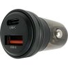 Solight nabíjecí adaptér do auta 30W USB-C + A, černá