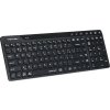 A4tech FStyler FBK27C AS, bezdrátová Dual mode Bluetooth+2,4G klávesnice, CZ, černá