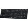 A4tech FStyler FBK27C AS, bezdrátová Dual mode Bluetooth+2,4G klávesnice, CZ, černá