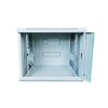 XtendLan 19" nástěnný rozvaděč 6U 600x450, nosnost 60 kg, skleněné dveře, svařovaný, šedý