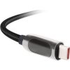 Solight USB-C kabel s displejem, USB-C konektor - USB-C konektor, 100W, 2m