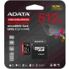 ADATA MicroSDXC karta 512GB High Endurance UHS-I C10 V30 A2 (R:100/W:85 MB/s) + SD adaptér