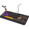 Genesis herní klávesnice THOR 230/TKL/RGB/Outemu Red/Drátová USB/US layout/Anchor Positive Šedá
