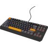Genesis herní klávesnice THOR 230/TKL/RGB/Outemu Red/Drátová USB/US layout/Anchor Positive Šedá