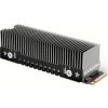 AXAGON CLR-M2XT, hliníkový pasívny chladič pre jedno aj obojstranný M.2 SSD disk, výška 24 mm