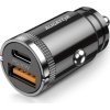 ALIGATOR chytrá mini nabíječka do auta Power Delivery 30W, USB-C + USB-A, černá
