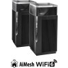 BAZAR ASUS ZenWiFi Pro XT12 2-pack Wireless AX11000 Tri-band Mesh WiFi 6 System, 2.5G WAN/LAN (ROZBALENO)