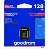 Karta GOODRAM MicroSDXC 128GB M1AA, UHS-I Class 10, U1 + adaptér