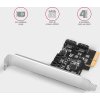 AXAGON PCES-SA4X4, PCIe radič - 4x interný SATA 6G port, ASM1164, SP & LP
