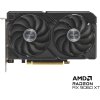 ASUS VGA AMD Radeon RX 9060 XT DUAL OC 8GB, RX 9060 XT, 8GB GDDR6, 2xDP, 1xHDMI